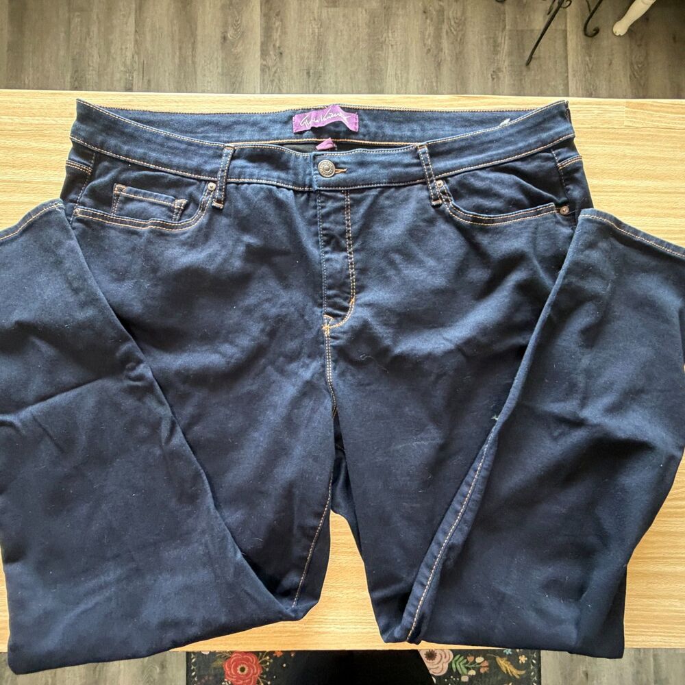 Gloria Vanderbilt Skinny Jegging Dark Wash Stretch Jeans Plus Size 22W - Picture 4 of 8